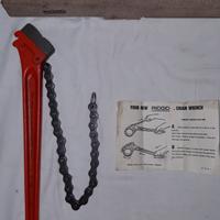 Chiave stringi gira tubi a catena "RIDGID"