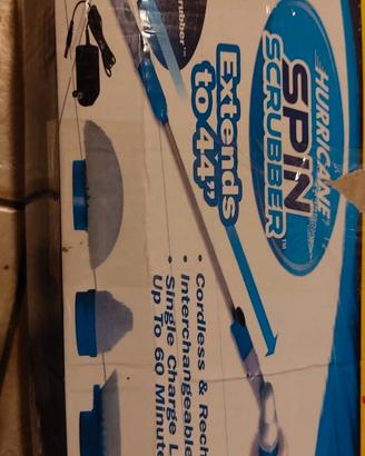 Hurbicane spin scrubber
