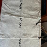 Tre sacchetti per scarpe o borse hogan 30 cmx40 cm