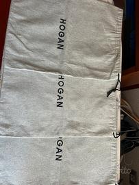 Tre sacchetti per scarpe o borse hogan 30 cmx40 cm