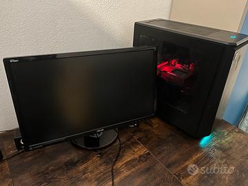 PC Gaming Completo + Monitor ASUS 144Hz 1ms