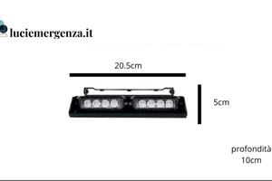 Lampeggiante da interno veicoli emergenza