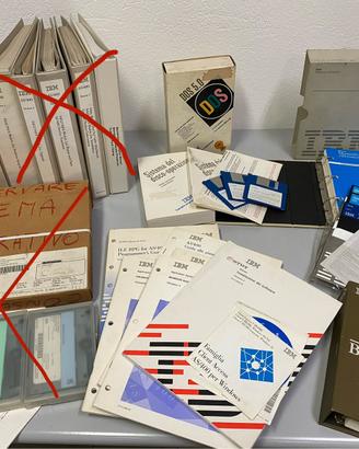Manuali e programmi anni '80, '90 e 2000 per PC