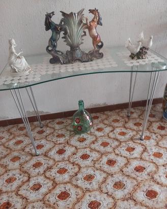 tavolino con specchio