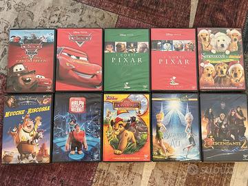 Set 10 dvd Disney + Pixar, tutti nuovi ufficiali