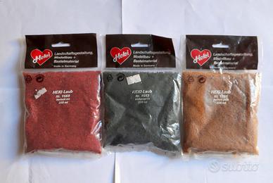 Modellismo Vegetazione HEKI microfiocchi 3 colori