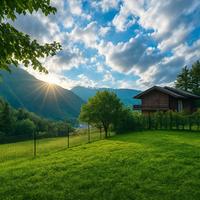 Relax con giardino a Selvino