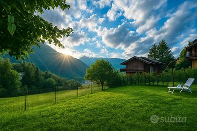 Relax con giardino a Selvino