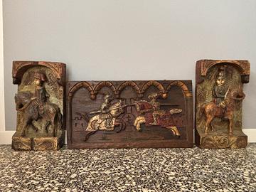 Bassorilievi in legno