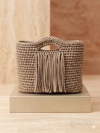 Borsa handmade all'uncinetto - pezzo unico
