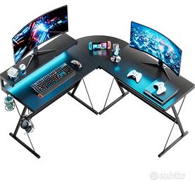 Scrivania da Gioco a Forma di L, usata ma in buono