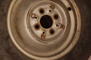 Cerchio Fiat 600 anni 60 originale.