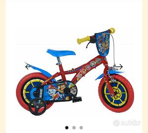 bici  paw patrol 12 pollici 