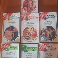Lotto 7 libri harmony - romanzi rosa anni 80