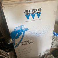 Filtri a fisarmonica Andreae per cabina di spruzzo