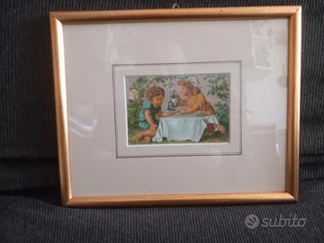 litografia Da Collezione Inglese 