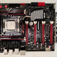 Scheda madre asus , cpu I7 ram 16 gb  dissipatore