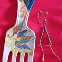 Poggiamestolo decorato vintage 2000