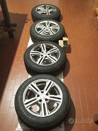 Gomme inv Dunlop 185-60-15 ( 3500km ) + Cerchi