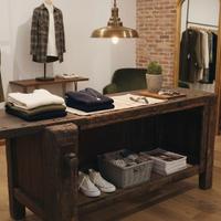 Tavolo Bancone Antico da Falegname 56x205