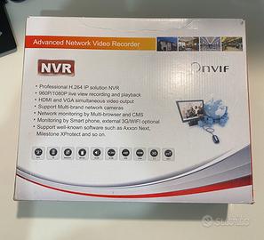 Kit videosorveglianza nvr 16canali + 4 telecamere