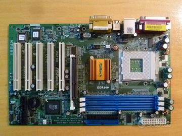 Scheda madre AsRock K7S8X Socket A funzionante