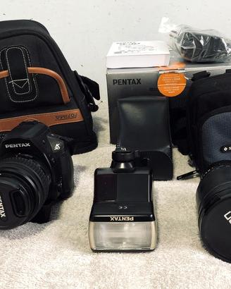 Lotto Pentax K-30 + obbiettivi + flash