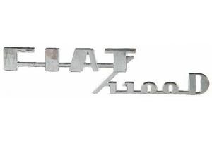 Scritta Emblema Targhetta Fiat 1100D