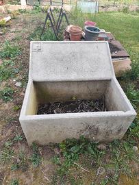 Lavatoio in cemento da esterno – stile rustico