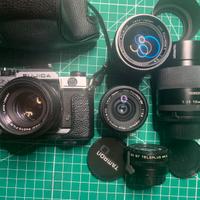 Fujica az-1 + fujinon 28mm 3.5 + 3 obbiettivi