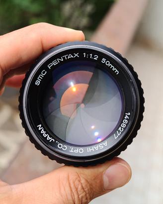 Pentax K SMC 50mm f1,2