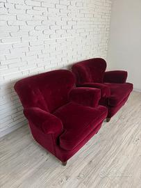 Poltrone italiane di modernariato anni ’50