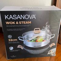 Pentole Kasanova - Wok & Steam - Come Nuova