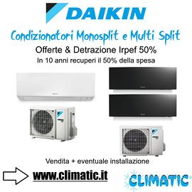 Condizionatori Daikin, Mitsubishi, Haier, Samsung