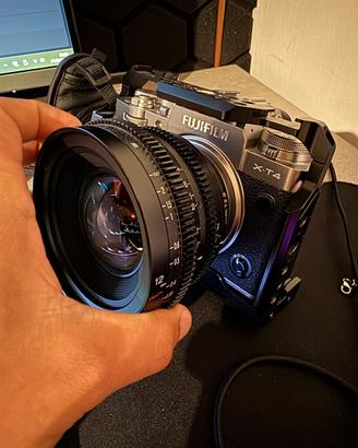 Obiettivo Fujifilm 12 MM T2.9 lente cinema