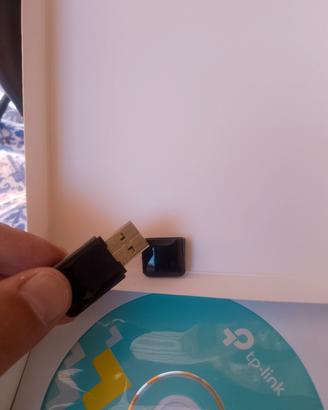 TP-Link Adattatore USB WiFi N 300 Mini