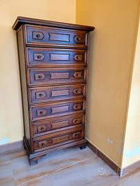 cassettiera in legno 