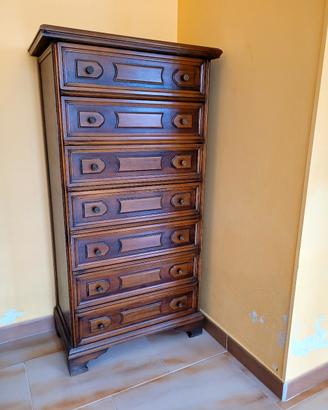 cassettiera in legno 