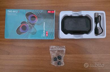 Auricolari cuffie TWS M12