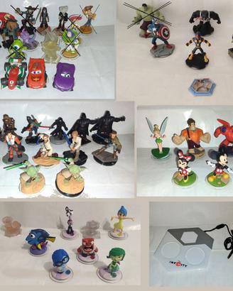 Personaggi Disney infinity, figures, ps3 ps4 wii