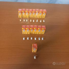 14 lampadine G4 a led rosse e blu 0,3w 12V