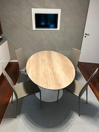 Tavolo da cucina con piano in gres 160x100 cm