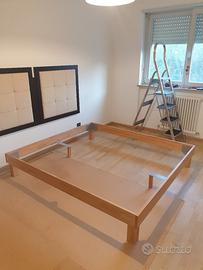 Giroletto in faggio massiccio laccato naturale