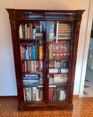 libreria Mogano stile inglese XIX Secolo