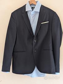 Completo Zara uomo taglia 54+ camicia Hugo Boss