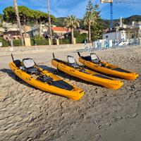 Kayak a pedali e canoa