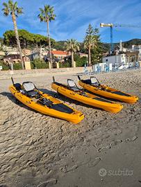 Kayak a pedali e canoa