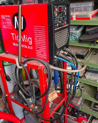 Tig per alluminio 200A pulsata ac/dc