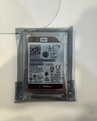 WD Black 1TB 2.5” HDD WD10JPLX - 1000GB