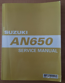 Manuale officina Suzuki Burgman